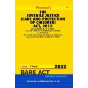 Commercial's The Juvenile Justice (Care and Protection of Children) Act, 2015 Bare Act 2022 | JJ Act